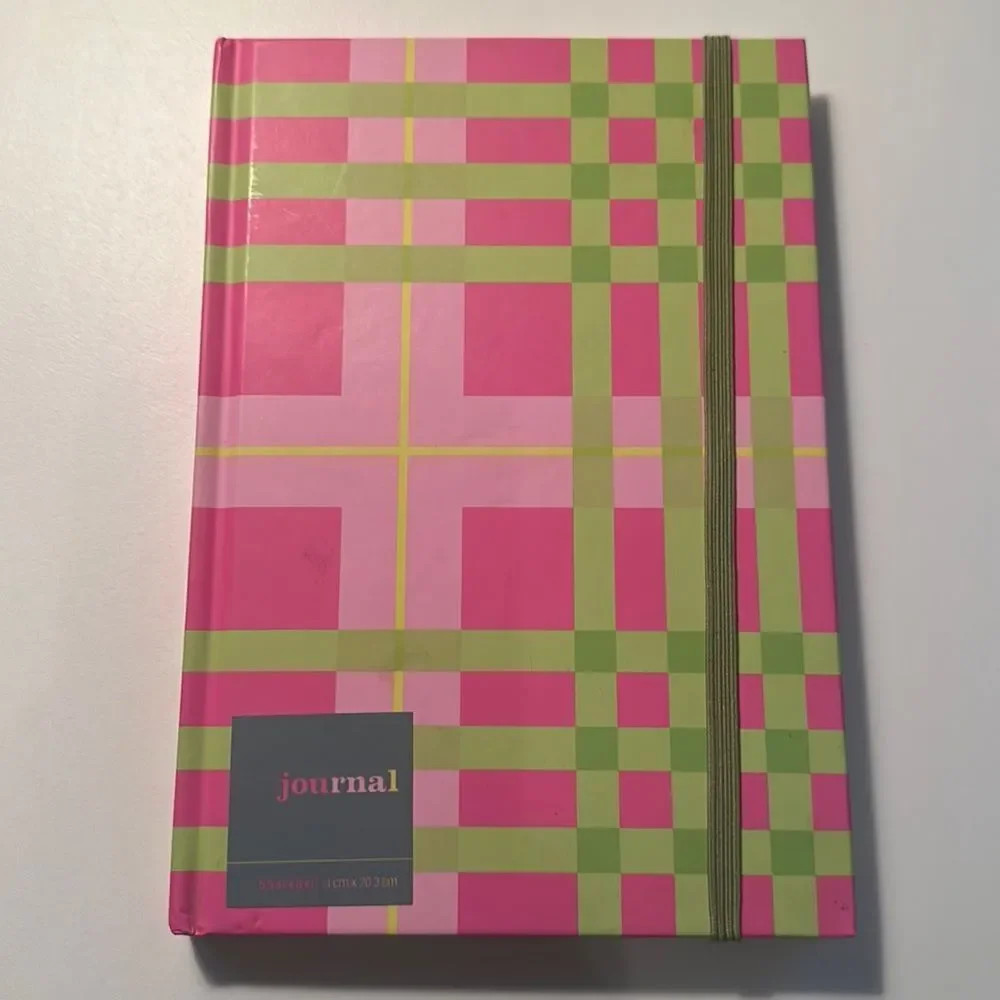Un-used Swinton Avenue trading journal pink and green